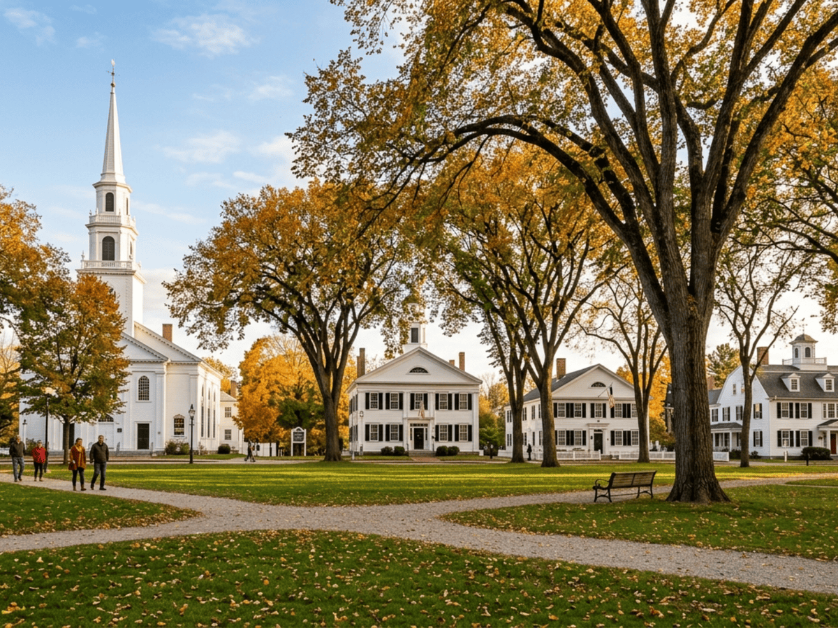 American Elm in a garden setting