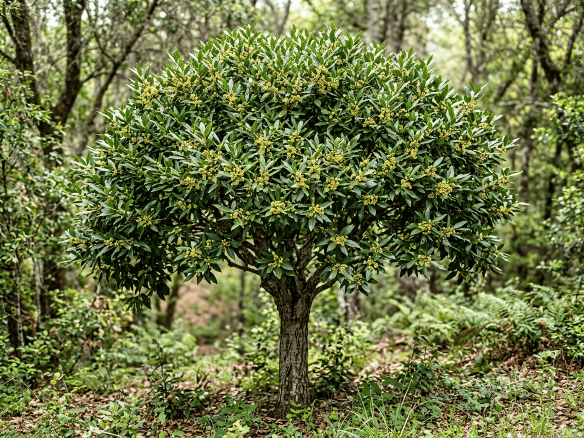 캘리포니아월계수(Umbellularia californica) 전체 모습