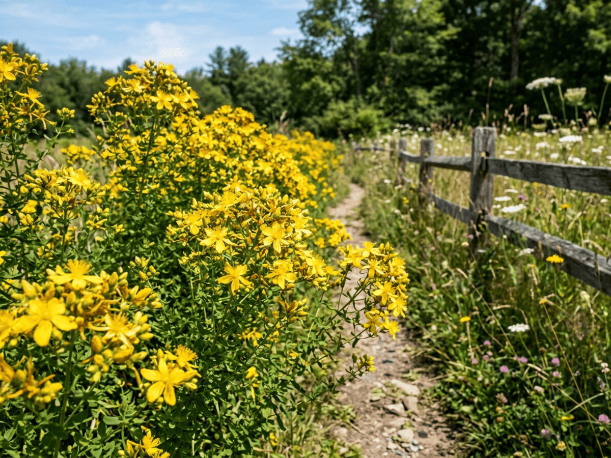 Valériane officinale dans un jardin