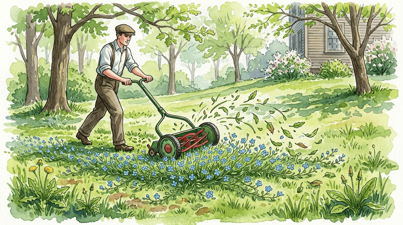 Scena storica illustrata per Veronica filiforme