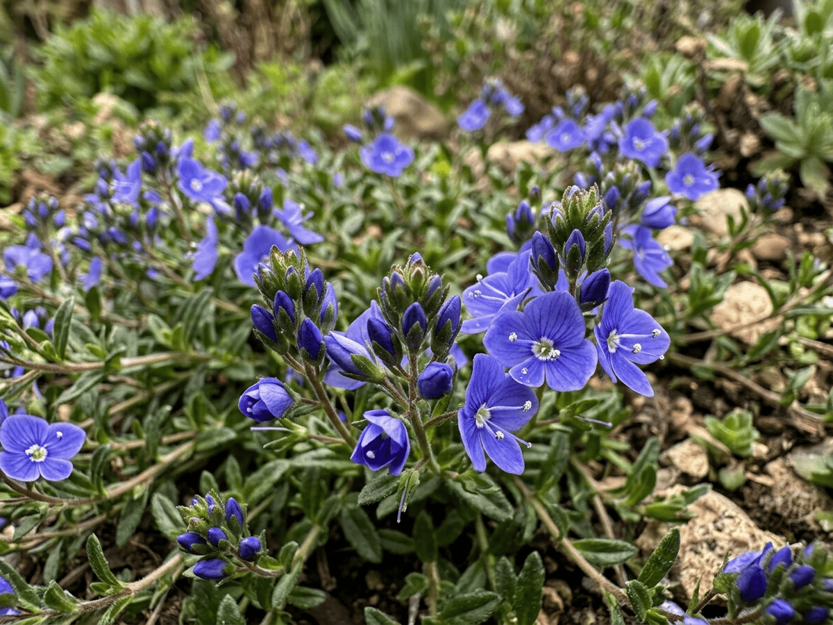 Prostrate Speedwell — seasonal appearance