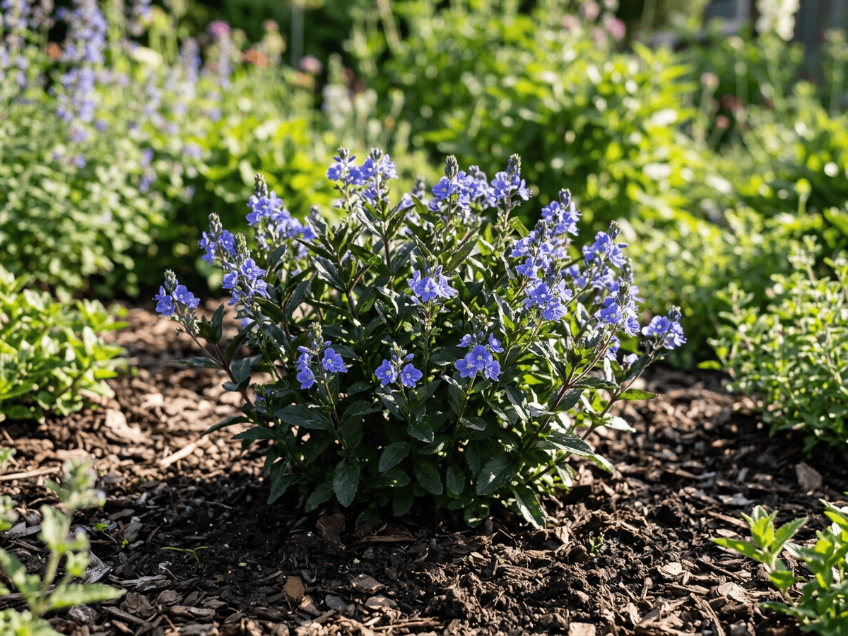 Kriechender Ehrenpreis (Veronica umbrosa), ganze Pflanze