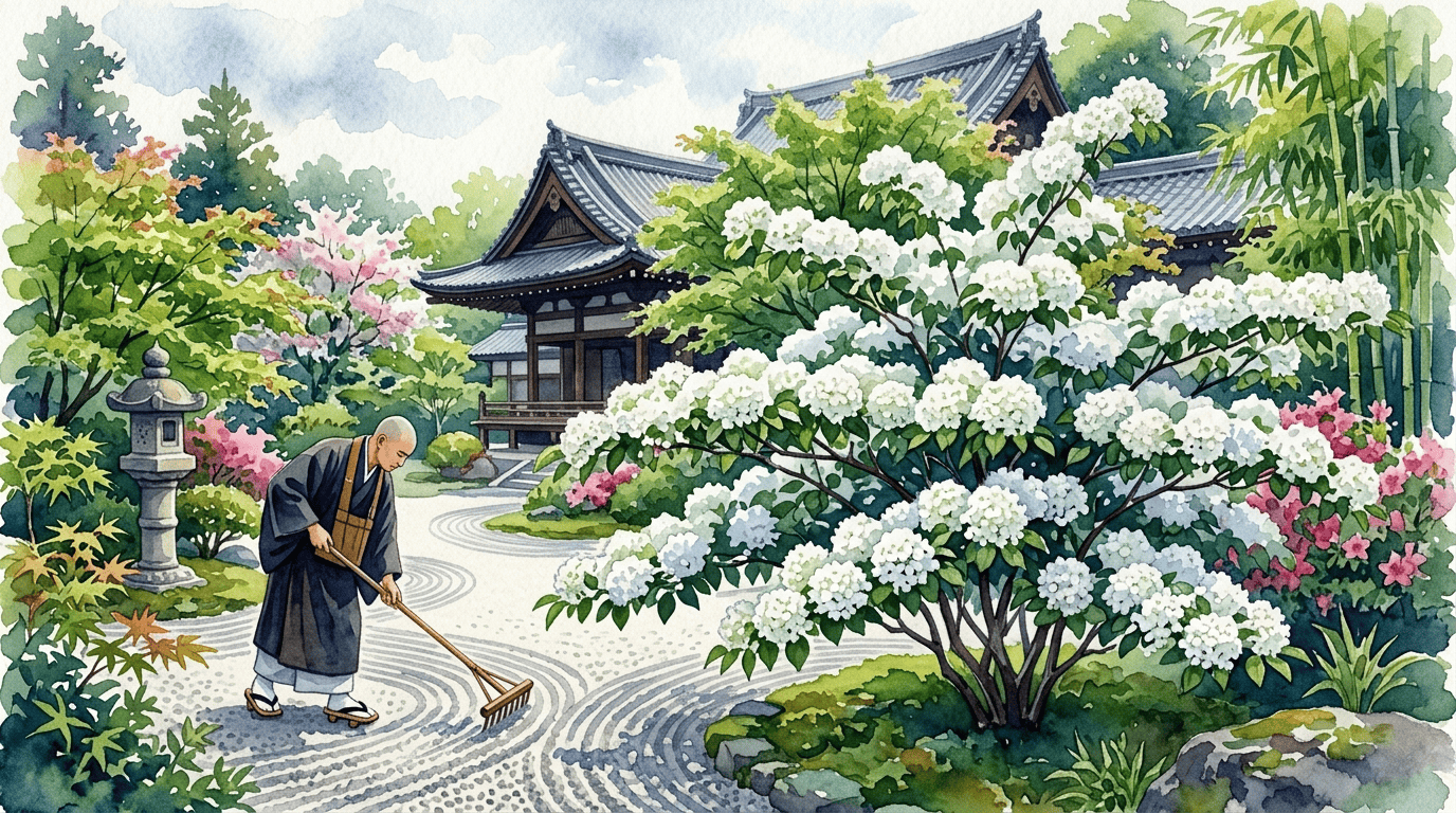 Illustrated historical scene for Japanese Snowball