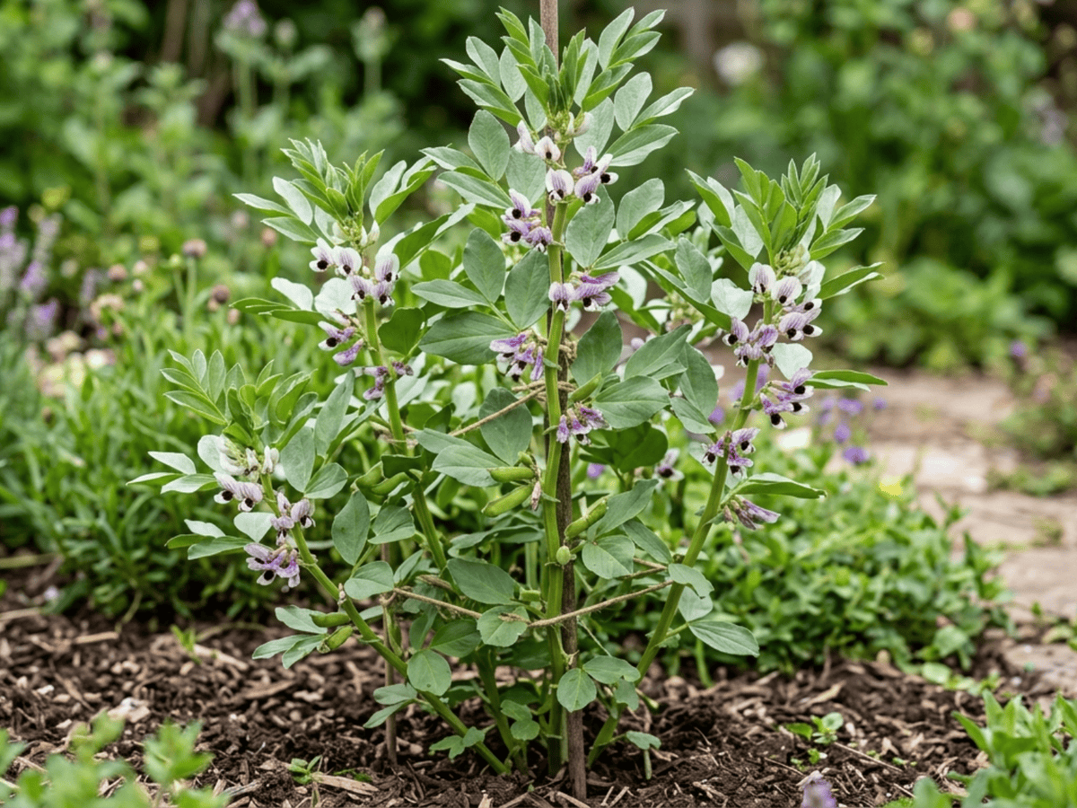 Fava Bean (Vicia faba), whole plant