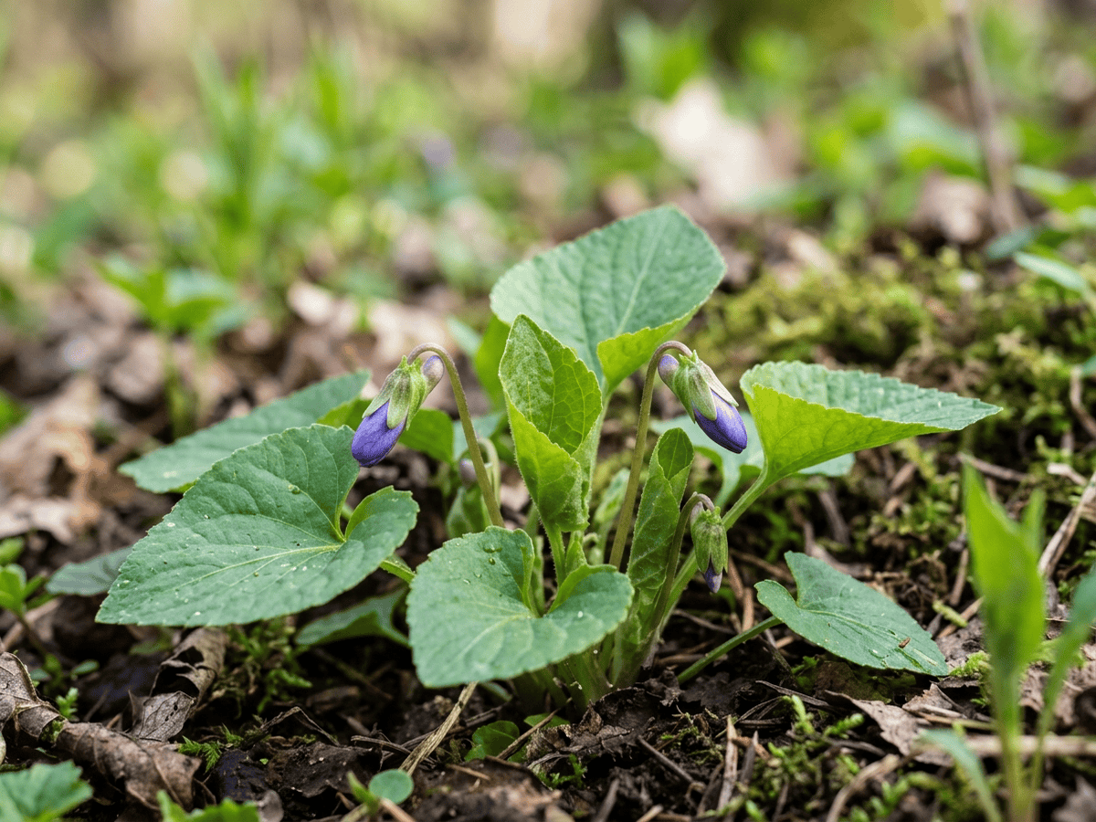 Viola sorella — aspetto stagionale