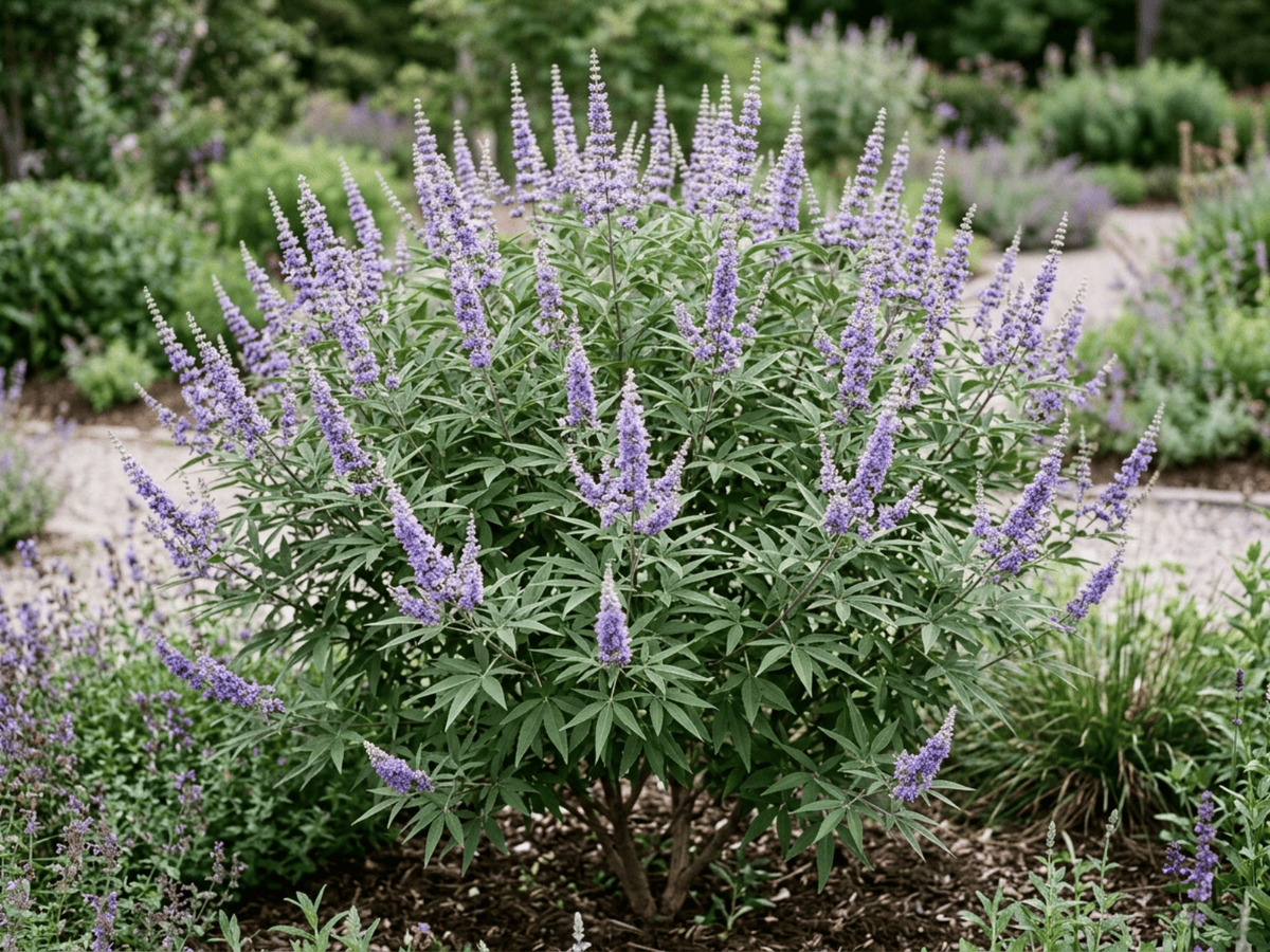 서양목형(Vitex agnus-castus) 전체 모습