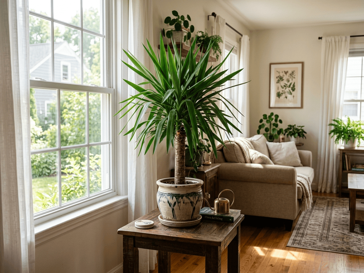 Yucca in giardino