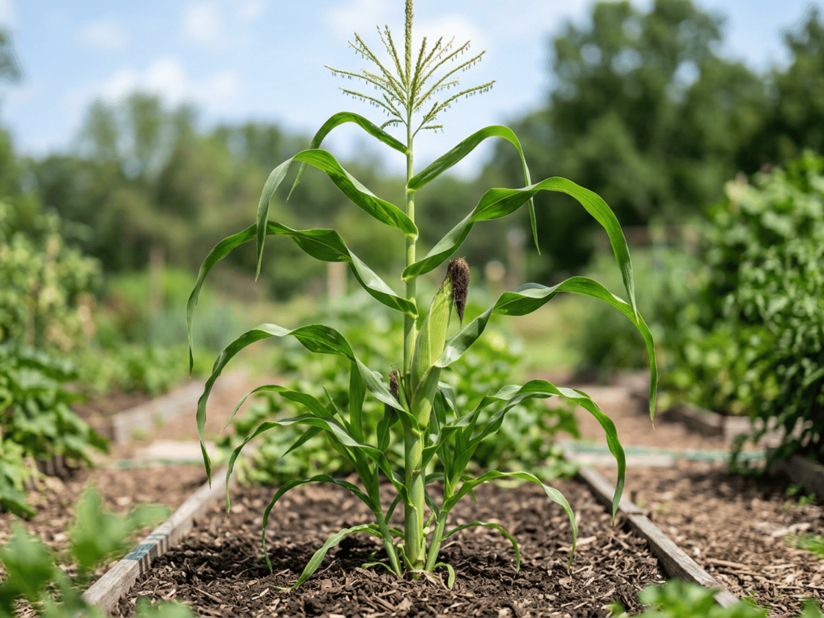 Maize (Zea mays), whole plant
