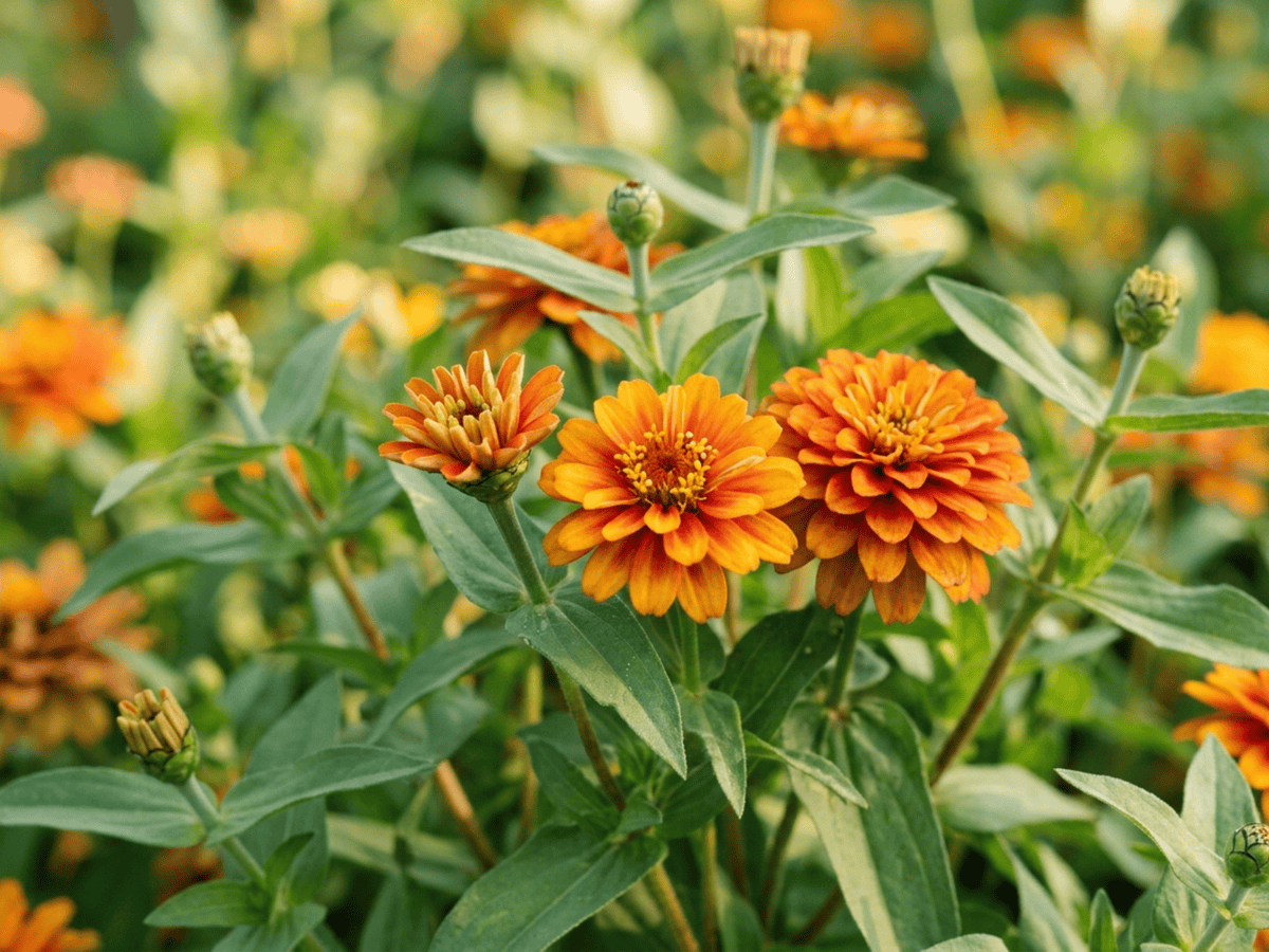 Mexican Zinnia — seasonal appearance