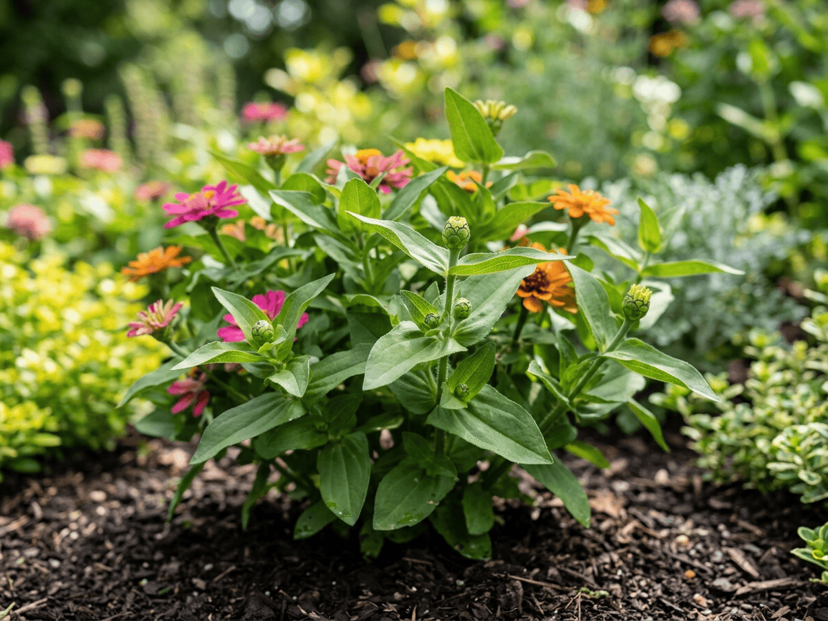 Zinnia du Maryland — aspect saisonnier