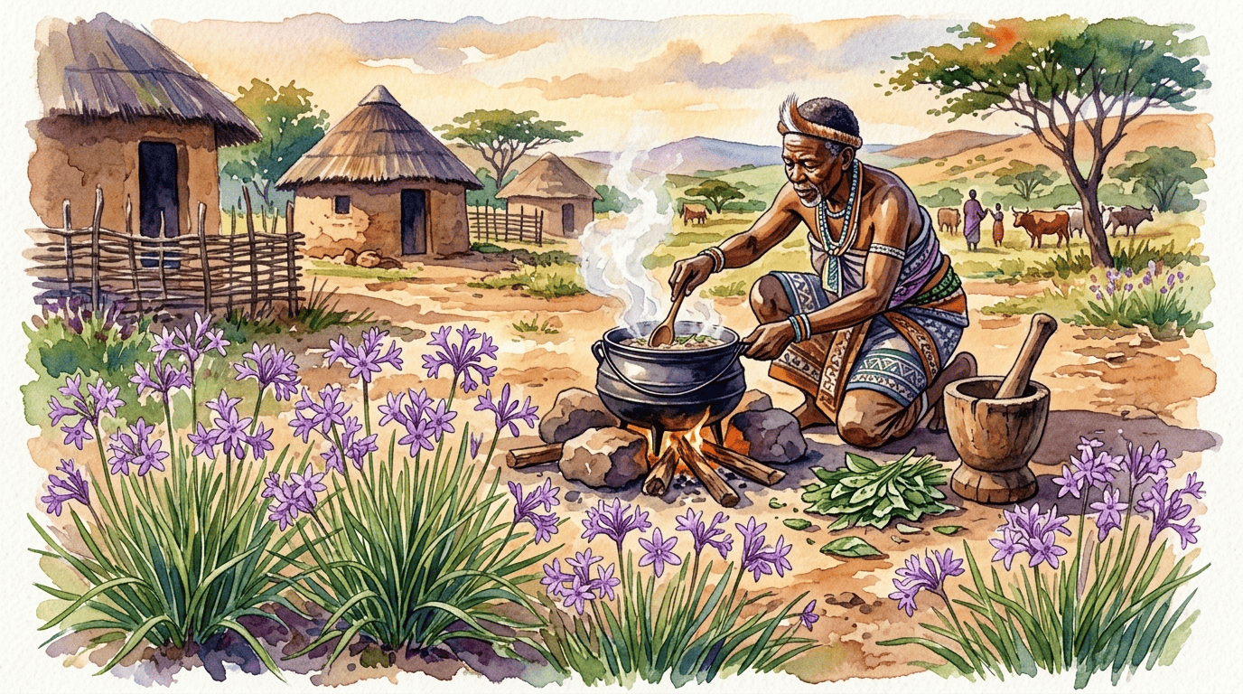 Escena histórica ilustrada de Ajo de sociedad