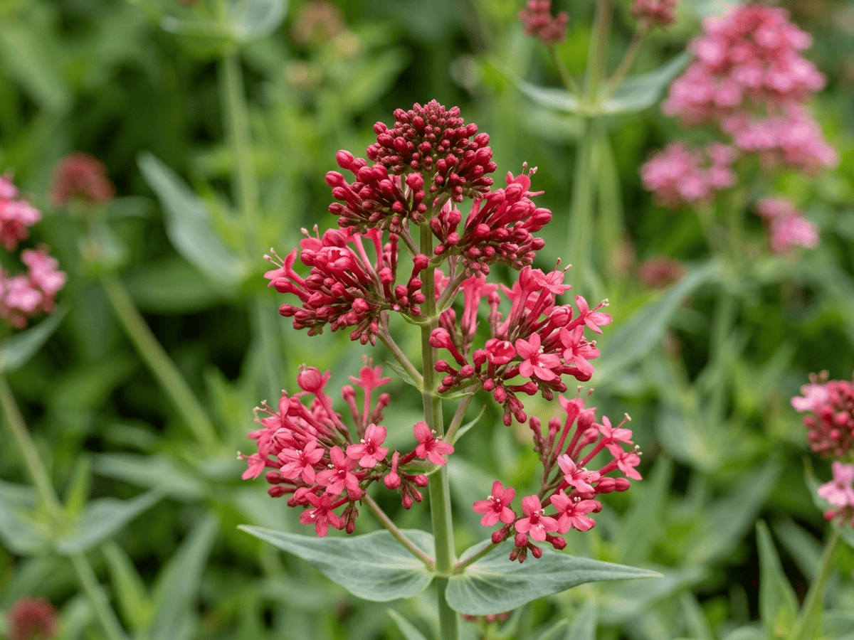 Red Valerian — seasonal appearance