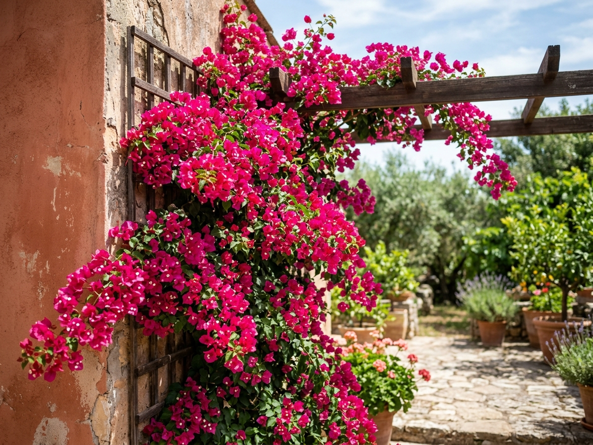 Bougainvillea im Garten