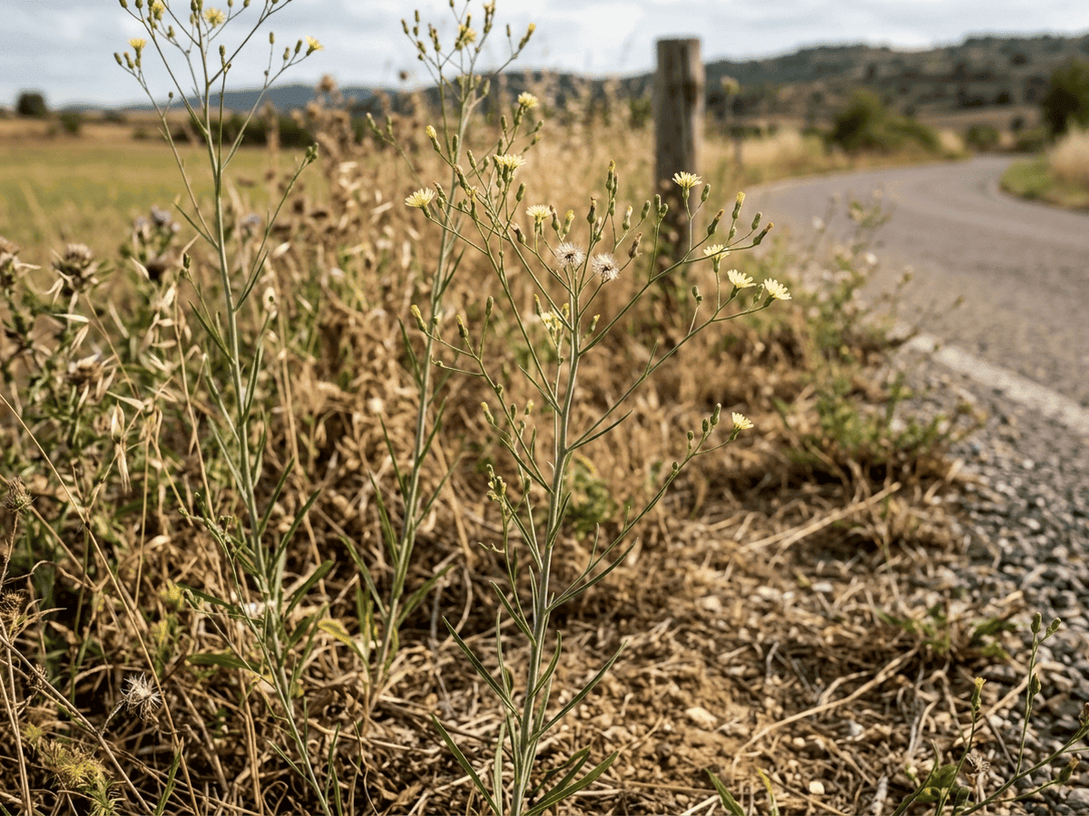 Lechuga silvestre — aspecto estacional