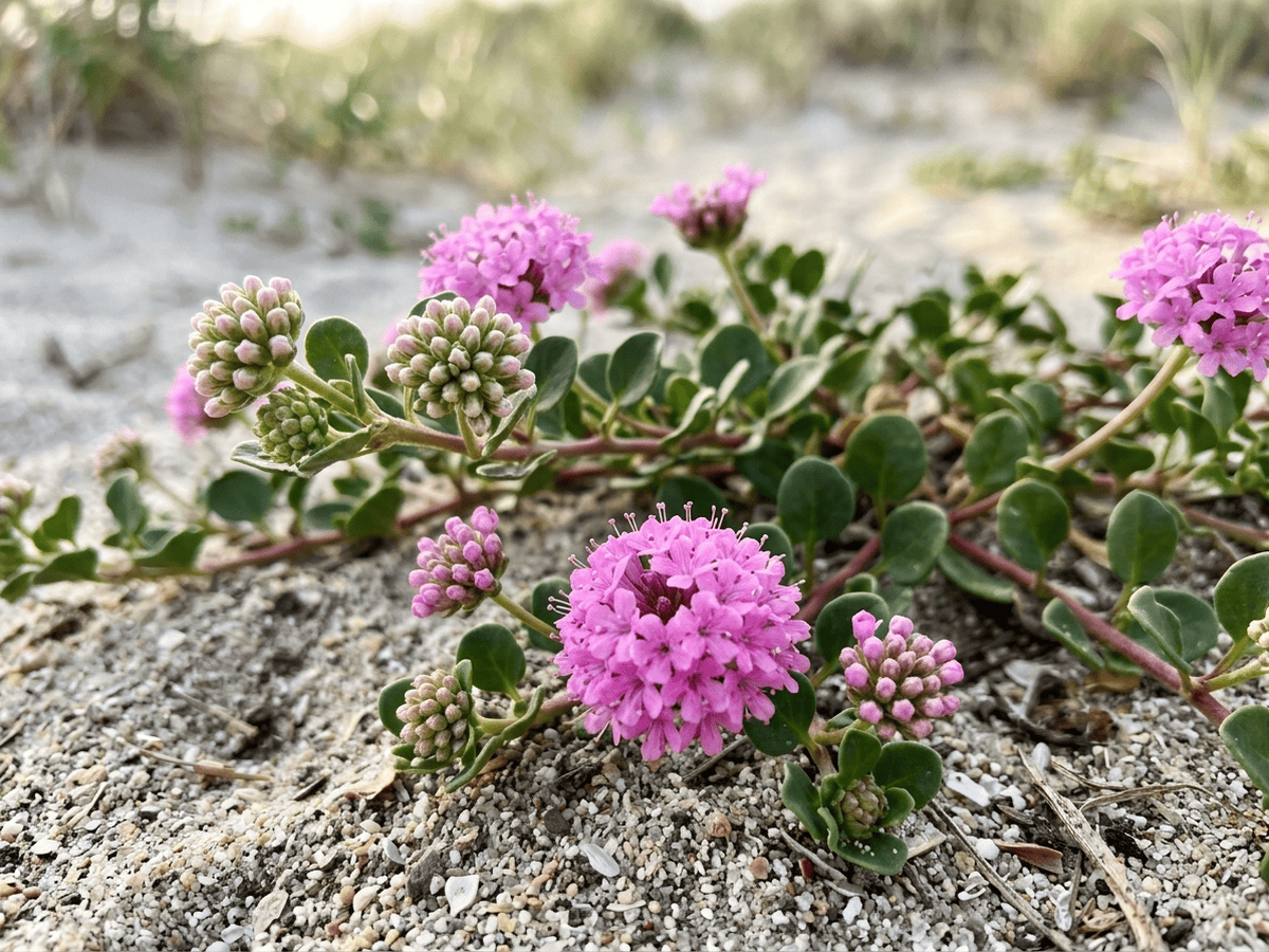 Abronia umbellata — aspetto stagionale