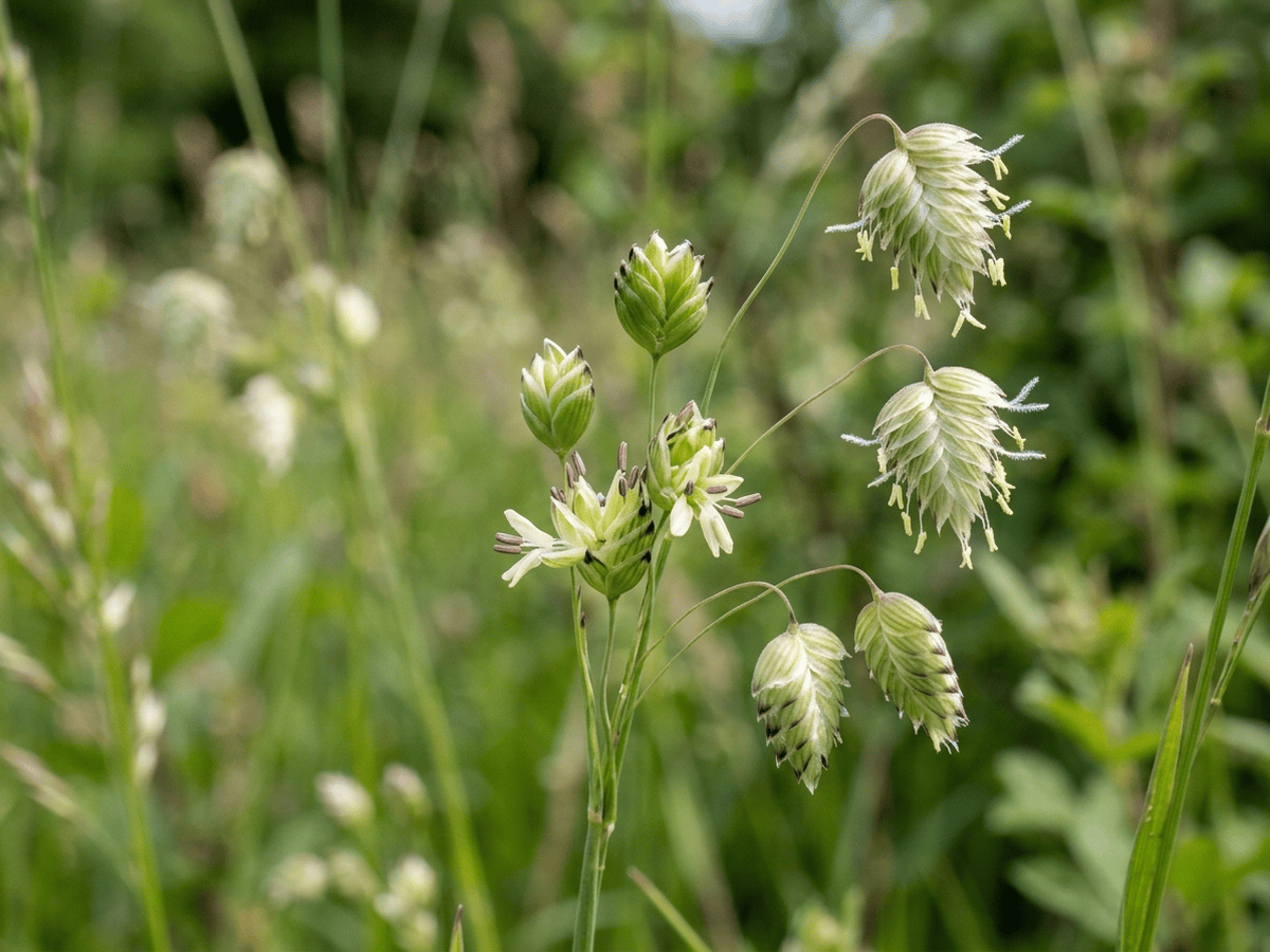 Greater Quaking Grass — seasonal appearance