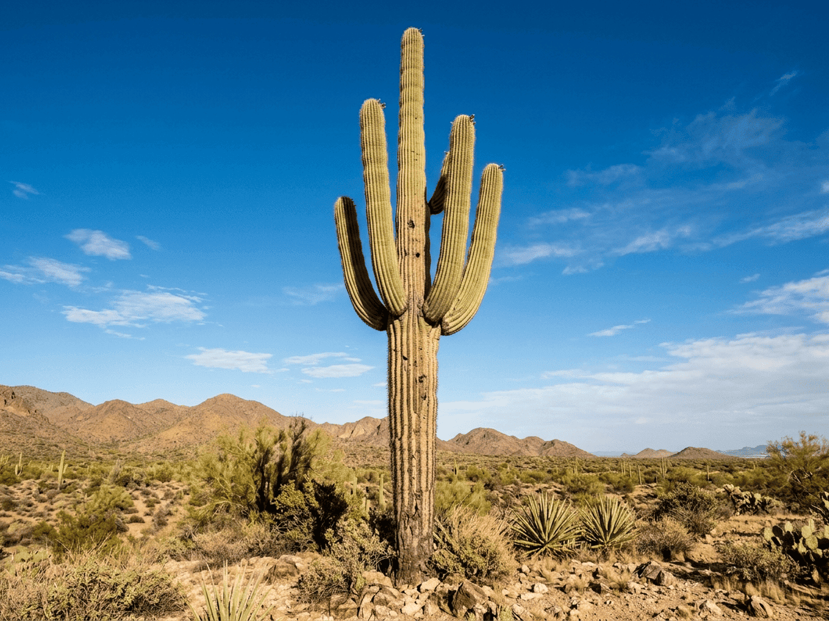 Saguaro (Carnegiea gigantea), ganze Pflanze