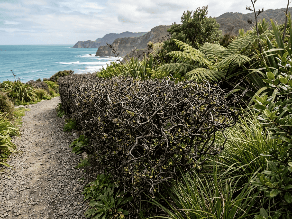 Corokia dans un jardin