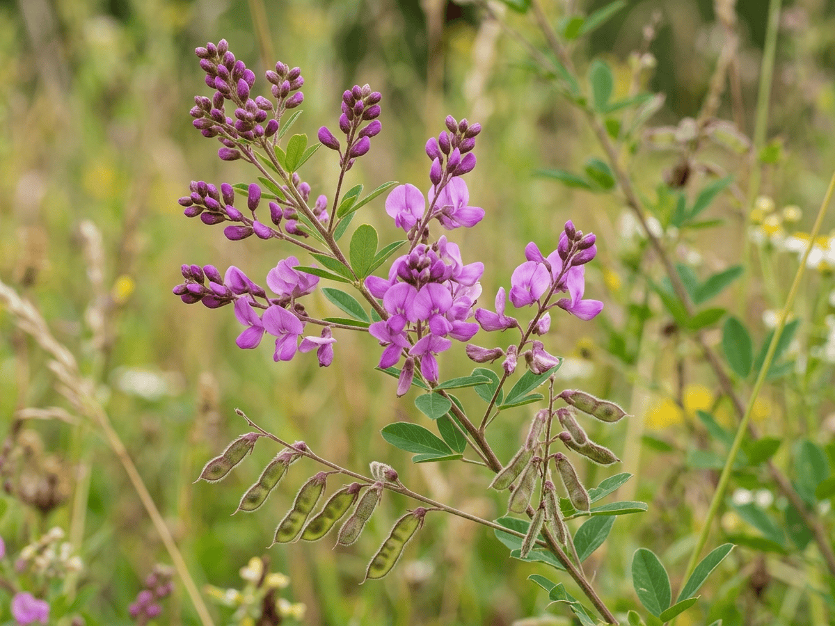 Desmodium paniculatum — aspecto estacional