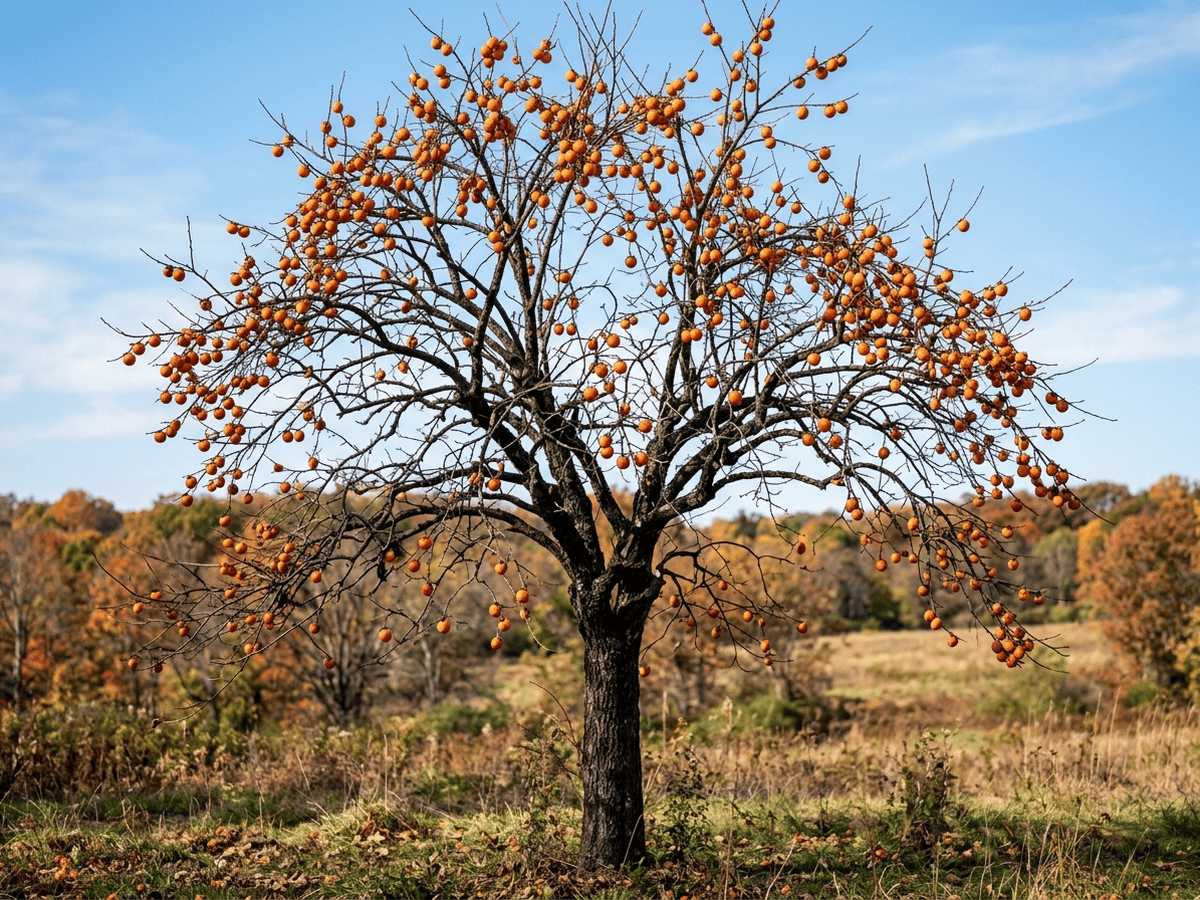 美國柿(Diospyros virginiana)整株