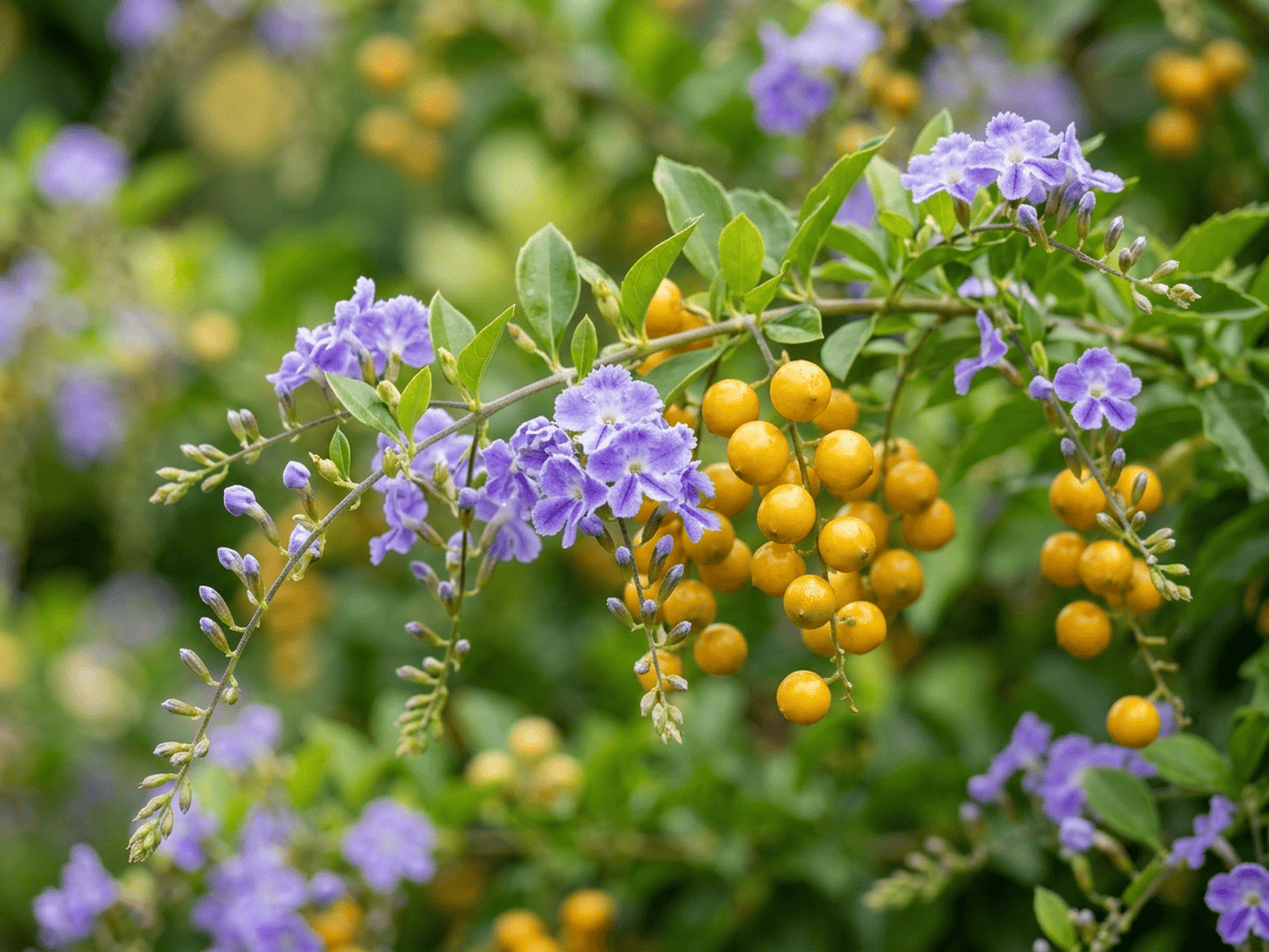 Duranta — aspect saisonnier