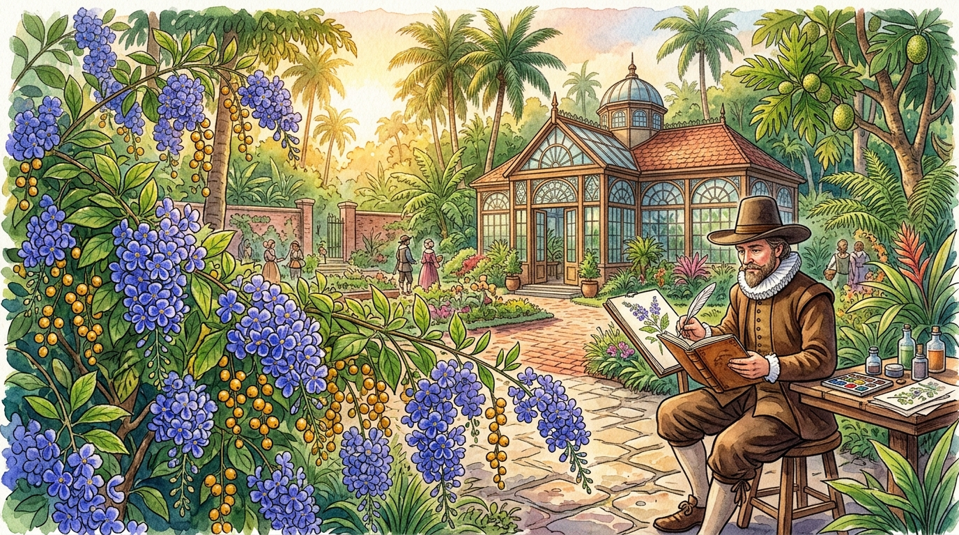 Scène historique illustrée pour Duranta