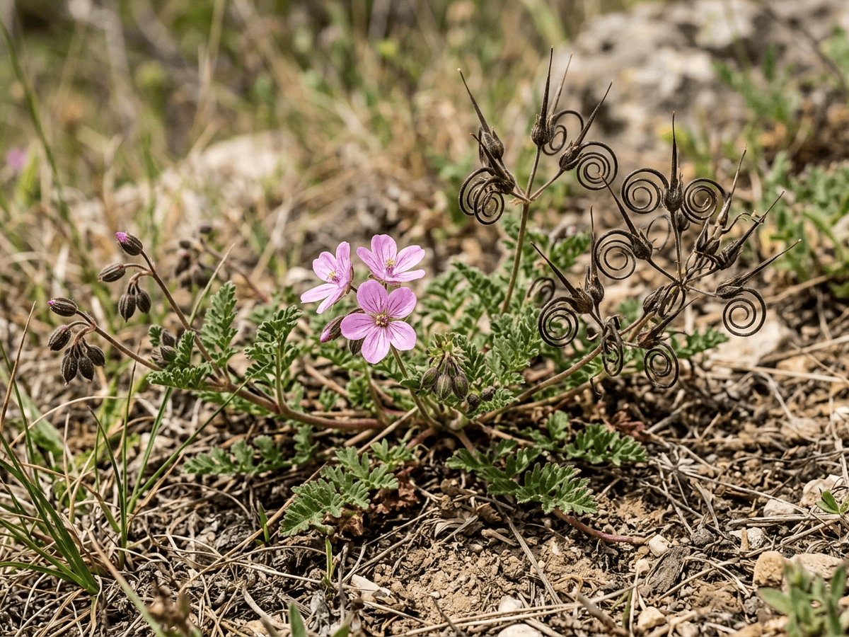Redstem Stork's-bill — seasonal appearance