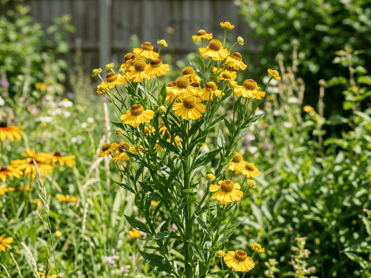 Hélénie élégante (Helenium elegans), plante entière
