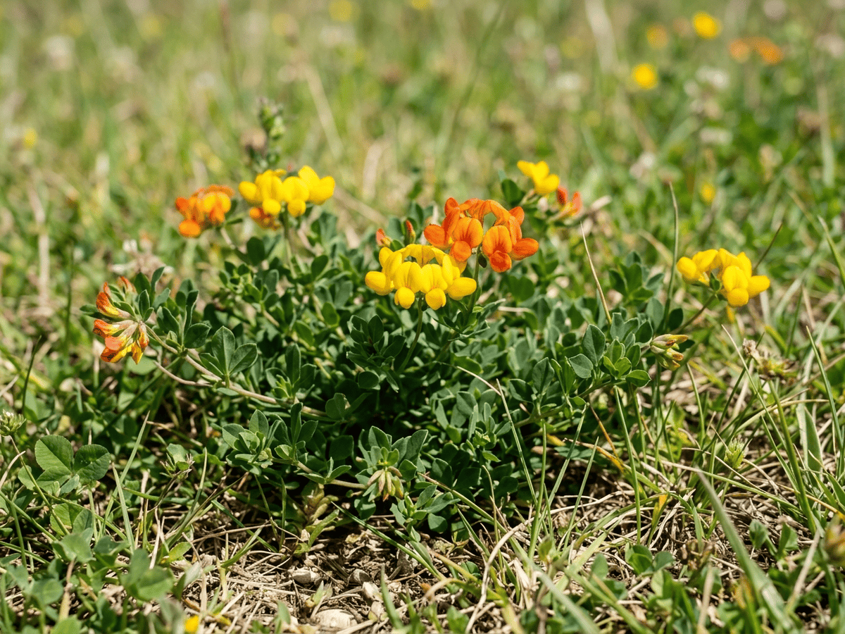 Bird's-Foot Trefoil (Lotus corniculatus), whole plant
