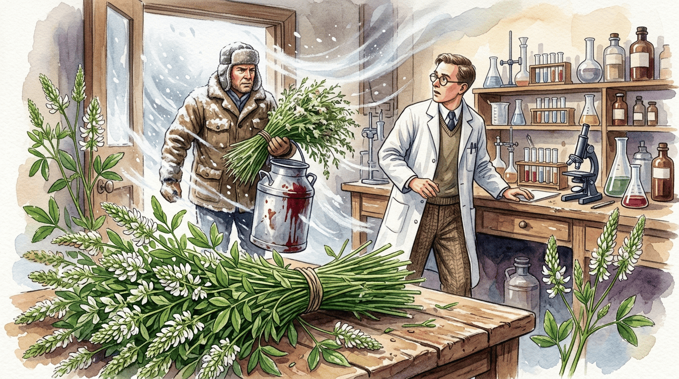 Scène historique illustrée pour Mélilot blanc