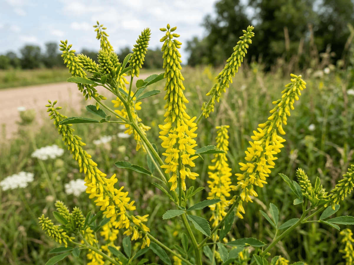 Yellow Sweetclover — seasonal appearance