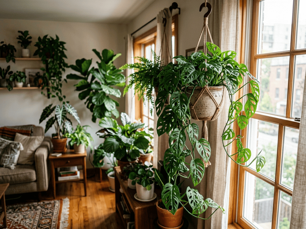 Monstera Adansonii im Garten