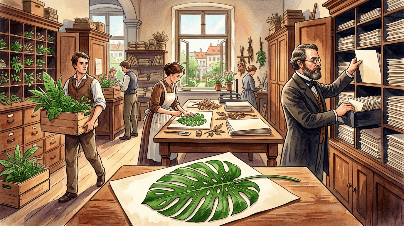 Escena histórica ilustrada de Costilla de Adán de Klotzsch