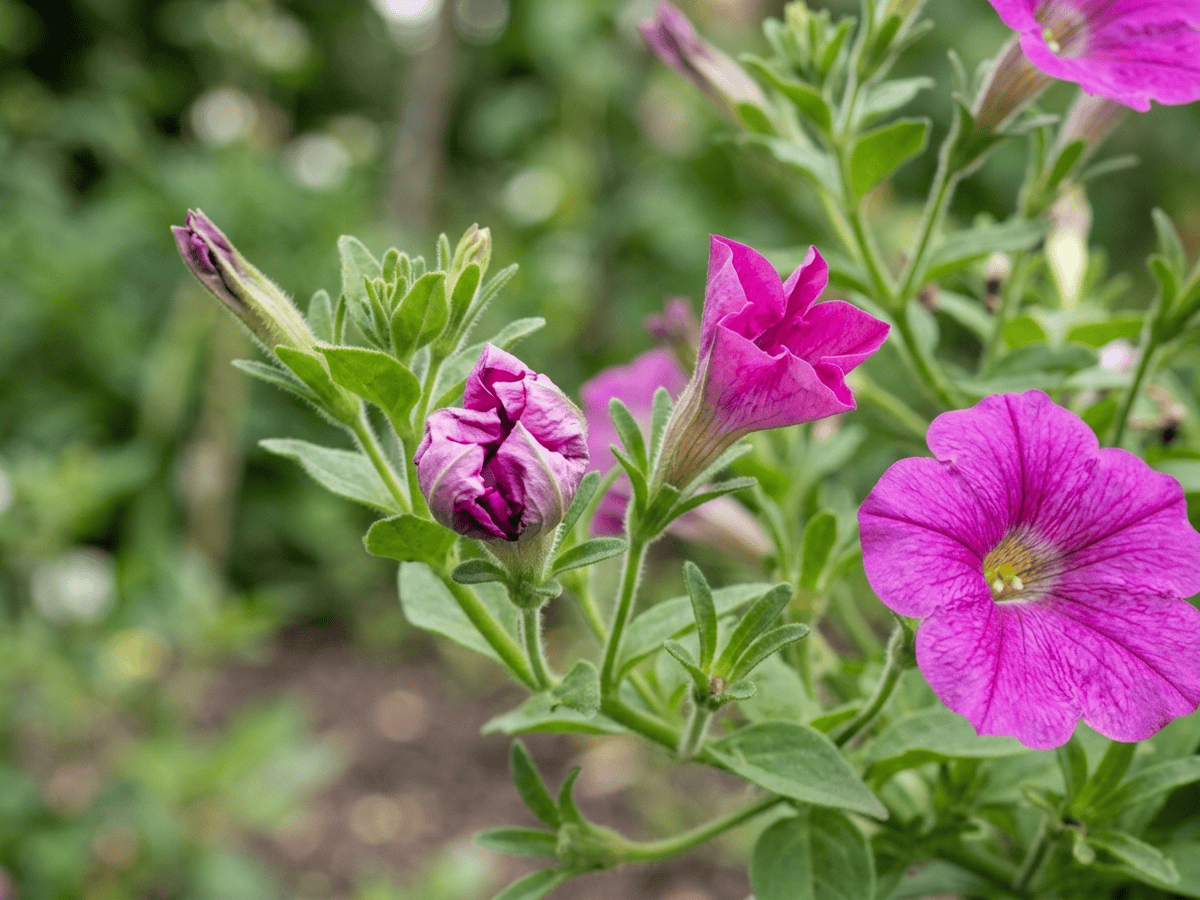 Petunia híbrida — aspecto estacional