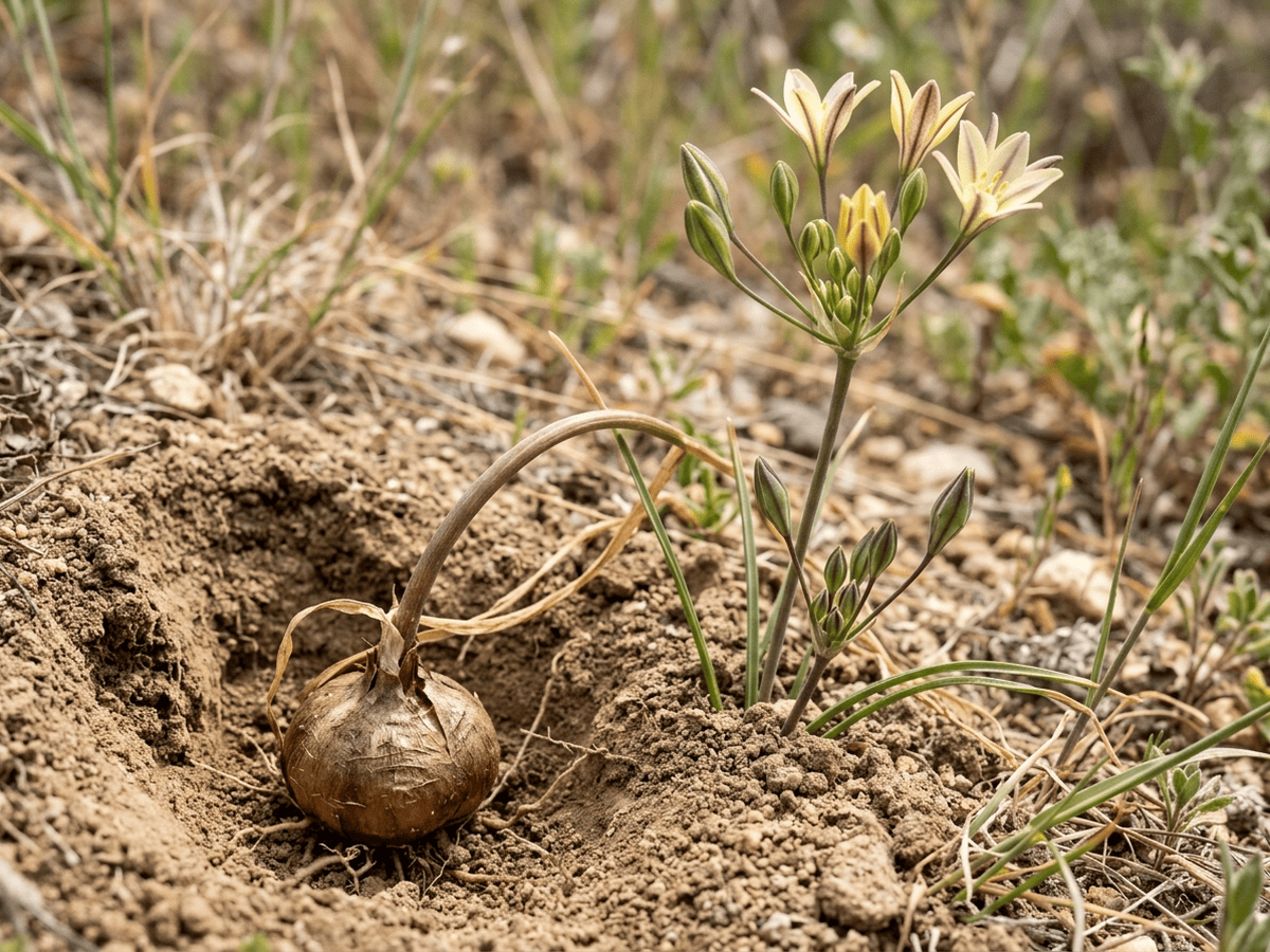 Triteleia Amarilla — aspecto estacional