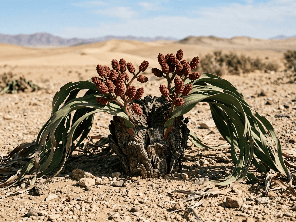 Welwitschia — seasonal appearance