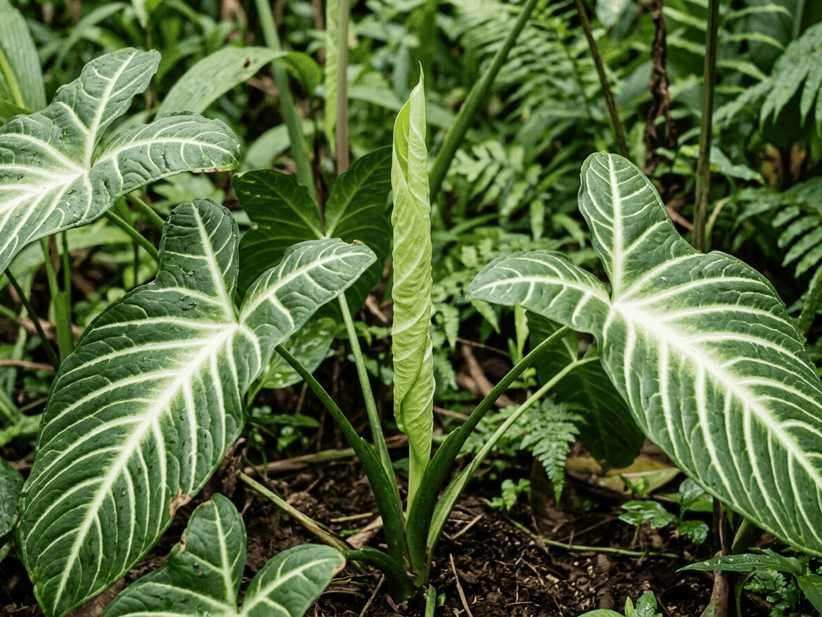 Wendland Elephant Ear — seasonal appearance