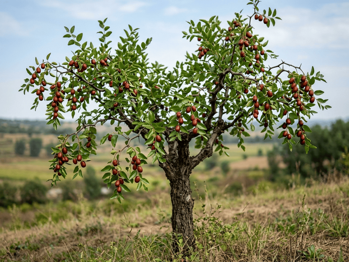 ナツメ(Ziziphus jujuba)の全体像