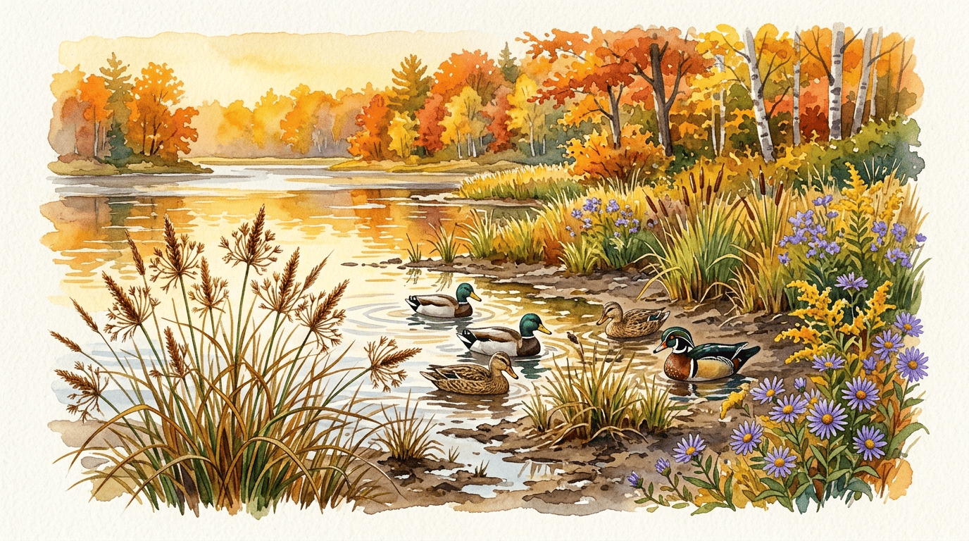 Illustrierte historische Szene zu Herbst-Fimbristylis