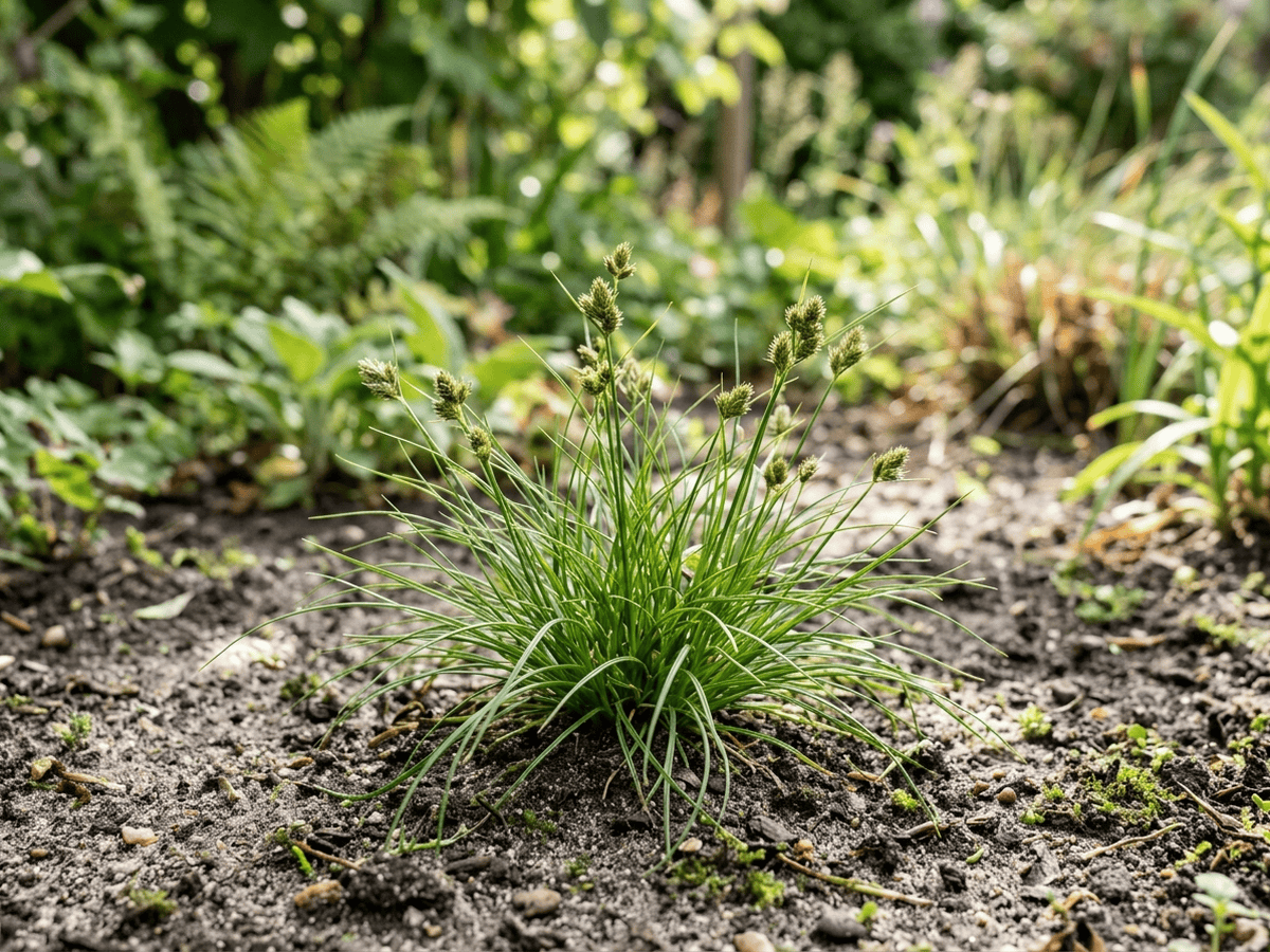 Asian Fimbry (Fimbristylis squarrosa), whole plant