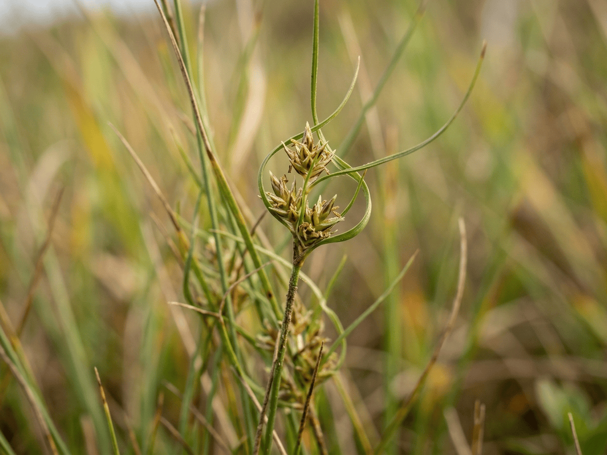Vahl-Fimbristylis — saisonales Erscheinungsbild