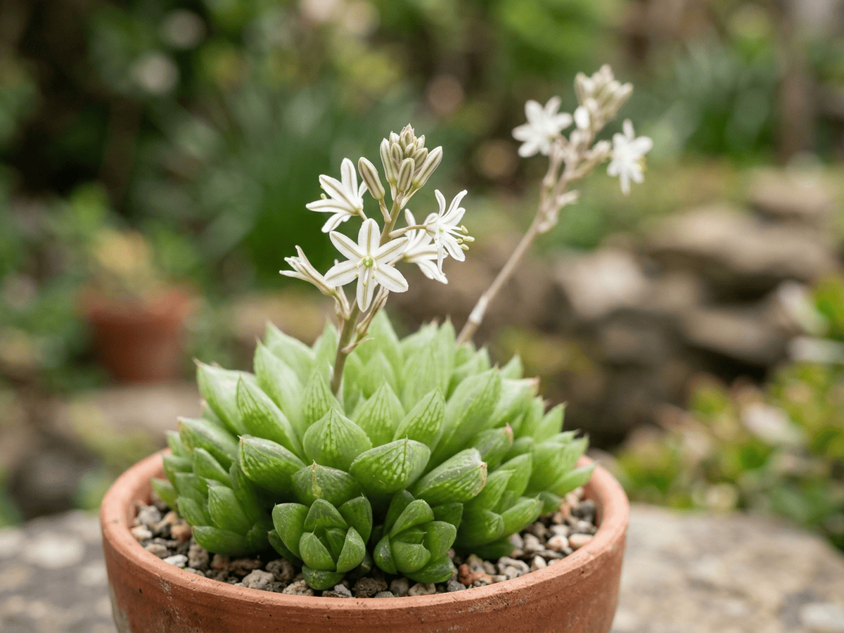 Cushion Aloe — close-up of leaves and flowers