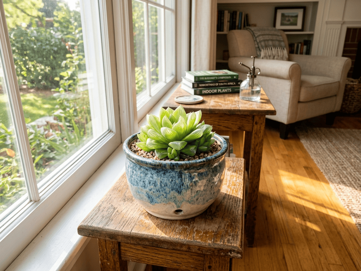 Cushion Aloe in a garden setting