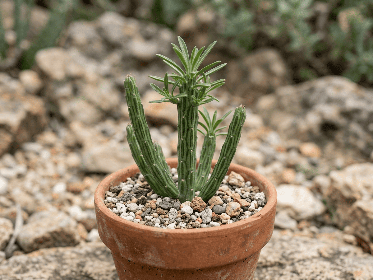 Pickle Plant (Kleinia stapeliiformis), whole plant