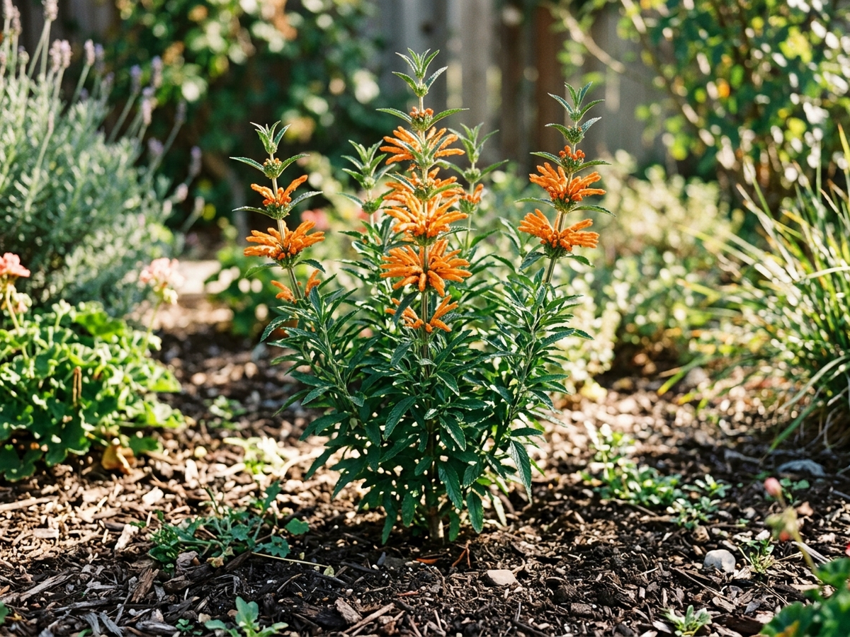 Lion's Ear (Leonotis ocymifolia), whole plant