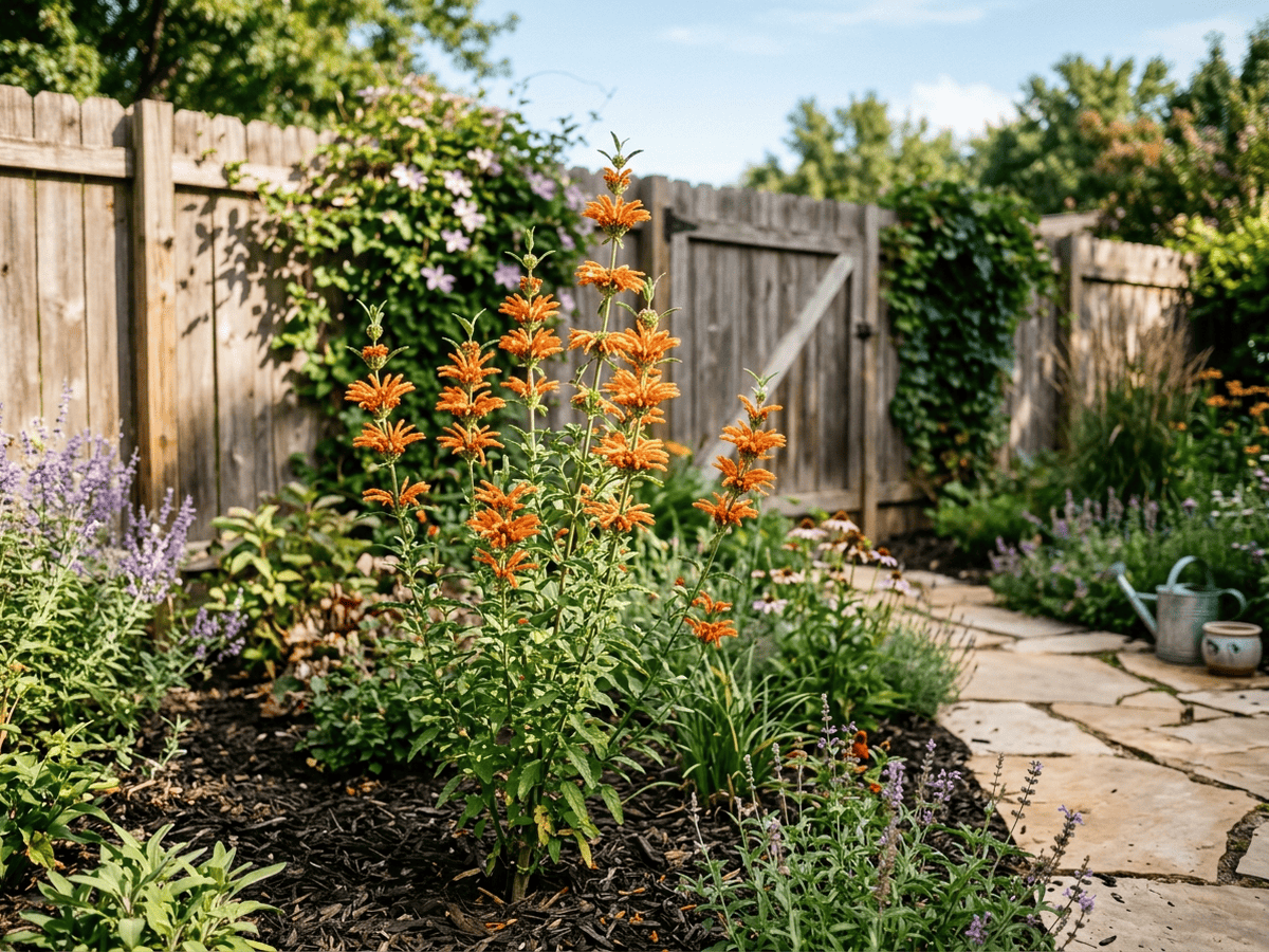 Lion's Ear in a garden setting