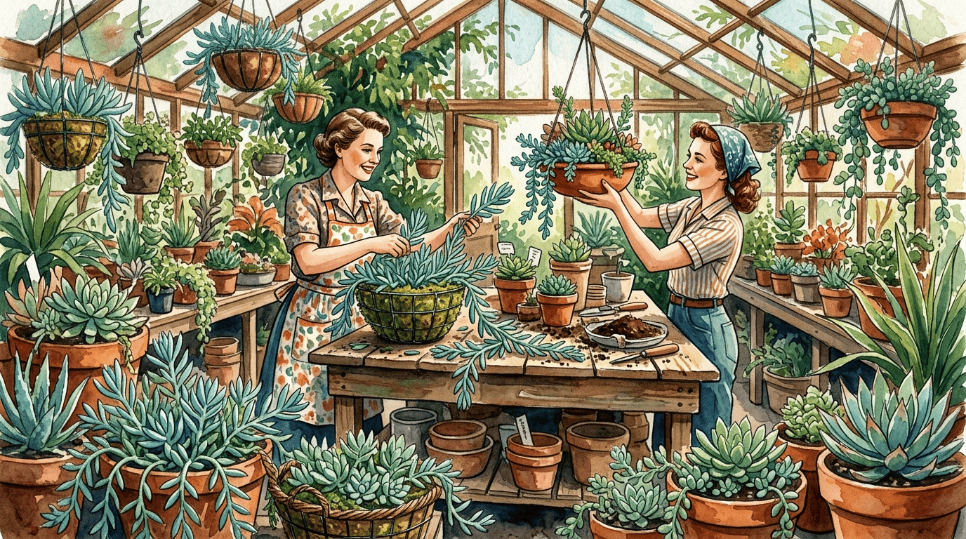 Illustrierte historische Szene zu Senecio