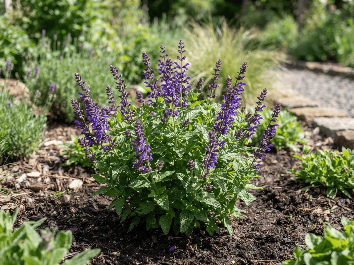 サルビア・ヨルダニー(Salvia jordanii)の全体像