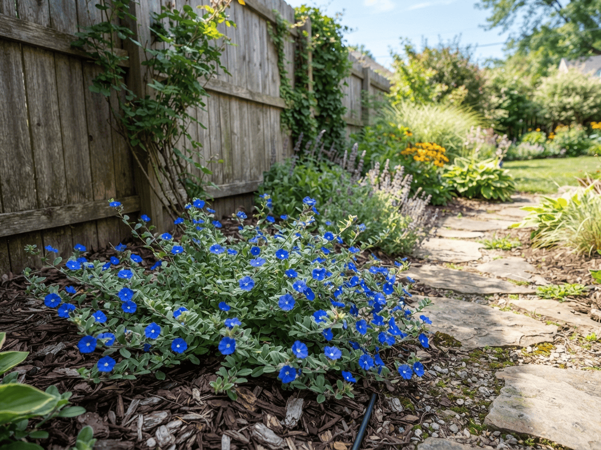 Evolvulus im Garten