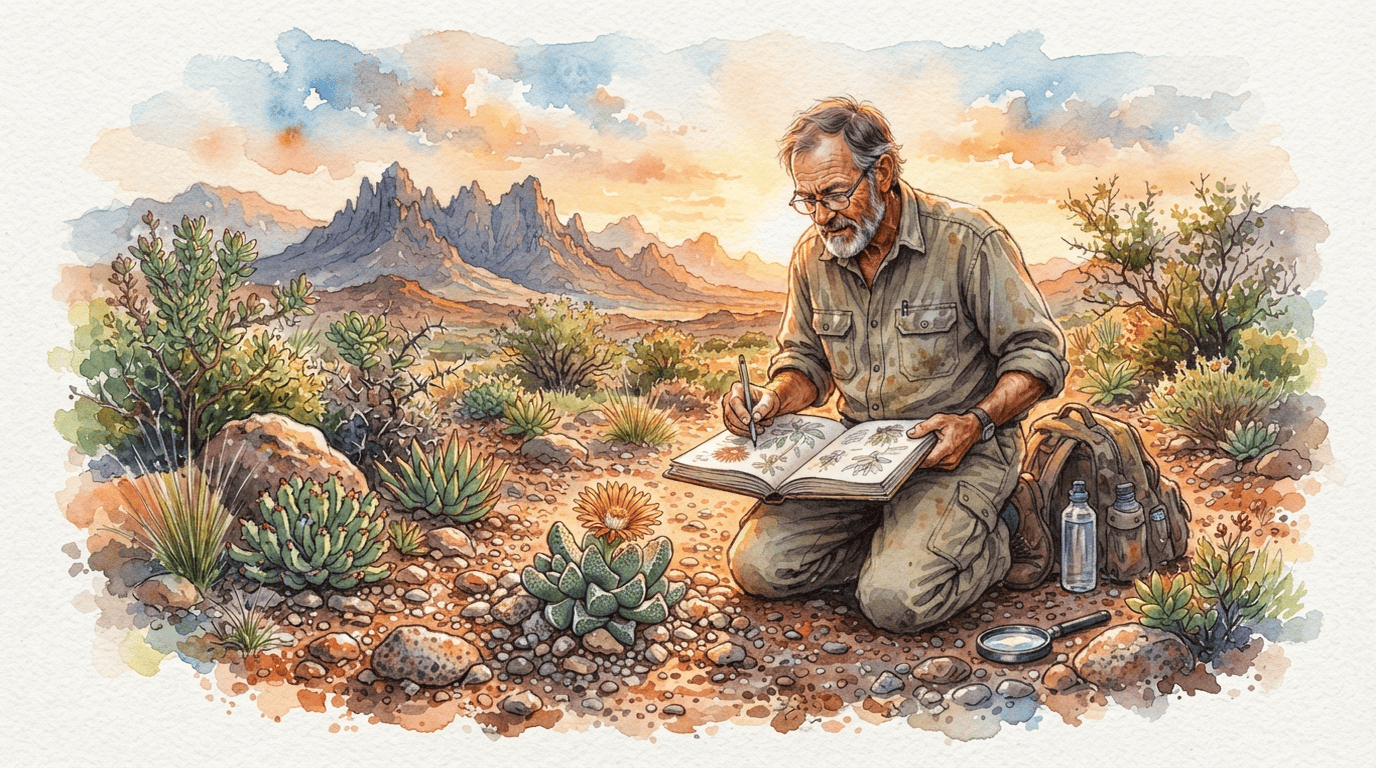Illustrated historical scene for Split Rock